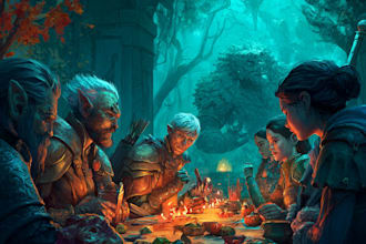 paint your amazing dnd party or anything