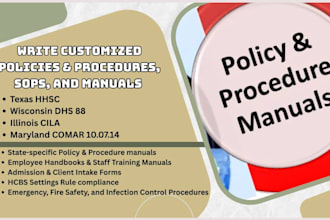 texas hhsc, cila, dhs technical policy manual, policy and procedure for survey