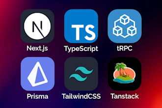 build a modern nextjs web app with typescript