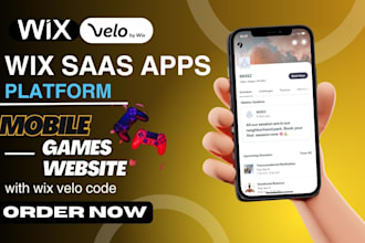 buid wix gaming esports website wix leaderboard raffle wix branded app velo code