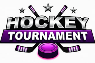 make unique hockey logo with unlimited revisions