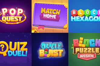 create game title and logo