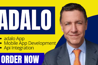 build a professional adalo mobile app with API, stripe and backend integration