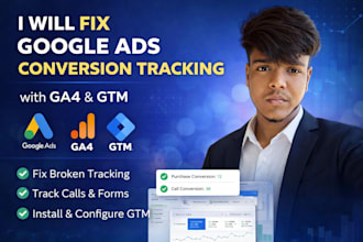 fix google ads conversion tracking with ga4 and GTM