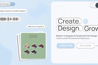 create clean and professional product post designs for social media