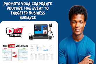 promote youtube live stream and increase live viewers grow live event
