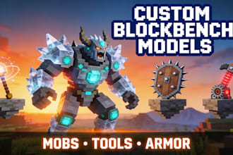 make high quality models in blockbench