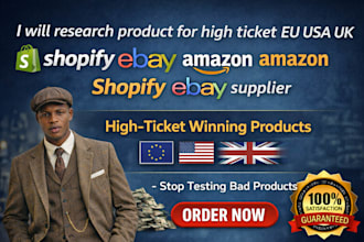 research product high ticket eu USA UK dropshipping amazon shopify ebay supplier