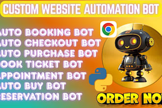 code automated reservation bot auto reserve bot tix bot booking bot appointment