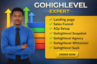gohighlevel a2p snapshot gohighlevel agency saas whitelabel go high level expert