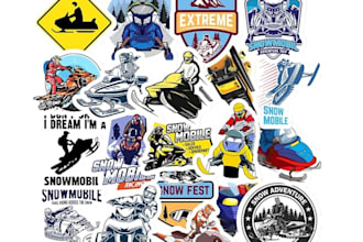 make amazing snowmobile trails logo