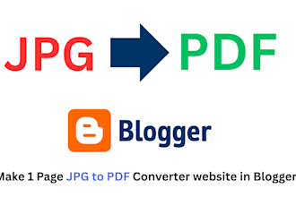 make image to PDF converter website in blogger blogspot