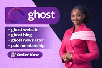 ghost cms expert ghost cms blog website ghost newsletter ghost membership setup