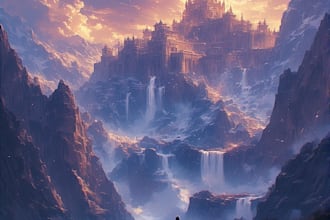 draw fantasy art and concept art illustration