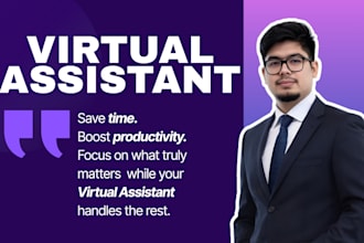 do any virtual assistant, data entry and web research job