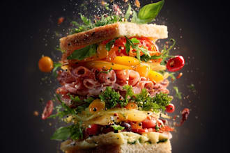 design food flyers, posters and menu cards