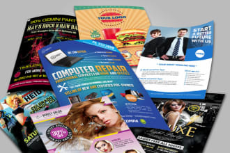 do flyer, poster, eflyer, leaflet, folder, brochure design
