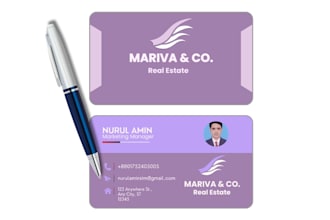 design modern professional business card