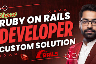 be your expert ruby on rails full stack custom web application developer, ror
