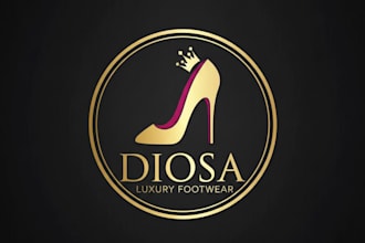 design a chic high heels logo for your brand