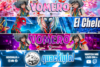 design professional youtube banner