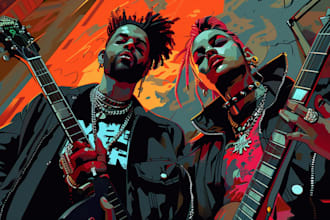design album cover art and music artwork