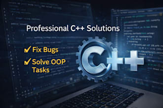 develop c plus plus programs and fix c plus plus code bugs
