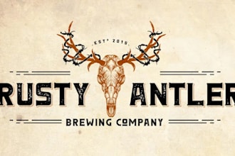 design restaurant,bar,club,food logo with branding