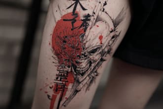 write perfect japanese calligraphy for words, logo, tattoo
