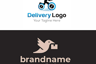 do delivery, courier, shipping, logistics, transport, package and dispatch logo