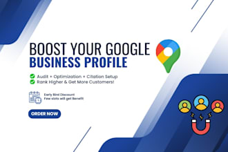 do google business profile audit, optimization and citation creation