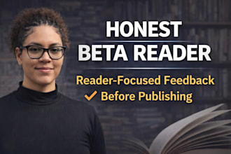 beta read your book and provide in depth reader feedback