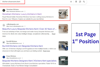 rank your website on google page 1