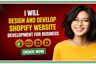 design and develop shopify website development for business