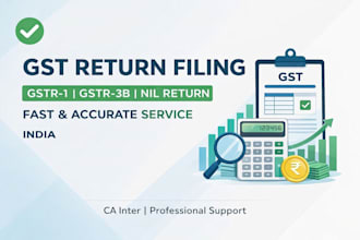 file your gst return gstr 1 and gstr 3b in india accurately