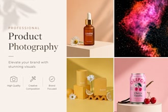 provide product photography for marketing and branding
