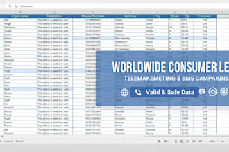 provide consumer leads sales leads database business lead
