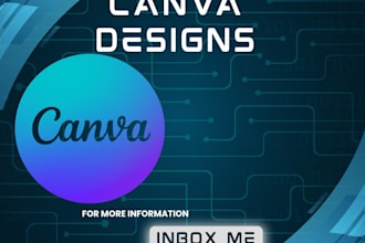 do elegant  canva designs