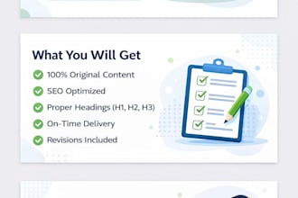 write 1000 words SEO blog posts and articles