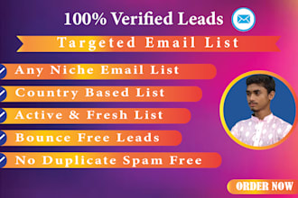 build niche targeted email list for any niche