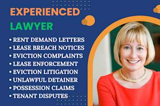 handle eviction litigation, lease enforcement and property possession cases