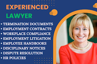 handle employment litigation, contracts, handbooks and workplace compliance