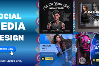 do social media post design ,instagram post, ad creative