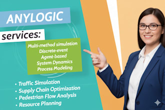 build 2d and 3d simulation models using anylogic