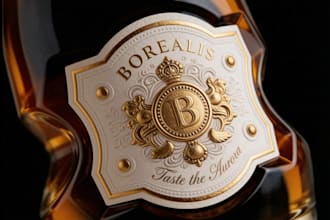 do label for vodka, whiskey, gin, wine, liquor and bottle label design