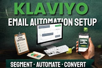 setup automated klaviyo email flows for shopify email marketing and sales