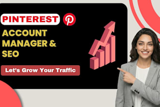 professional pinterest marketing manager and SEO specialist