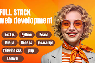 be full stack developer for web application