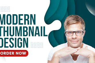 design an awesome clickable youtube thumbnail