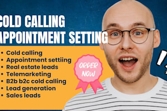 do janitorial b2b b2c cold calling real estate cold caller appointment setting